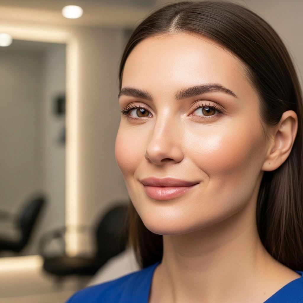 Hängebäckchen Behandlung Gesichtsbehandlung für straffere Wangen bei NOVAVITA Aesthetics